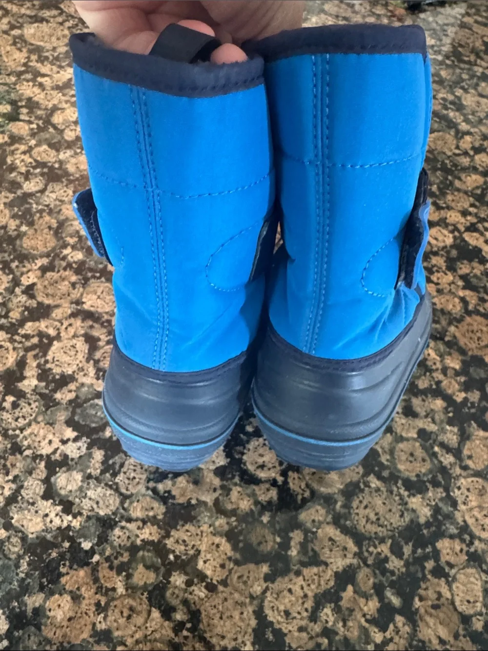 The Children's Place Blue & Black Kids Snow Boots